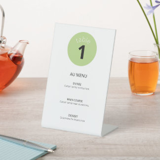 Signe De Table officiellement non géré