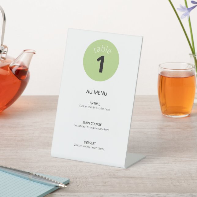 Signe De Table officiellement non géré (In SItu)