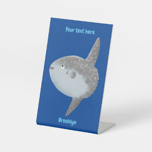 Signe De Table Oiseau de mer mola mola mignonne caricature