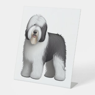 Signe De Table Old English Sheepdog 10