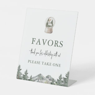 Signe De Table Onederland Mountain Winter Signal favori