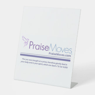 Signe De Table Option promotionnelle pour vos cours PraiseMoves