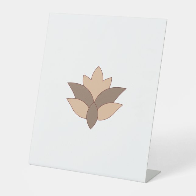 Signe De Table Orange rougeâtre (Recto)