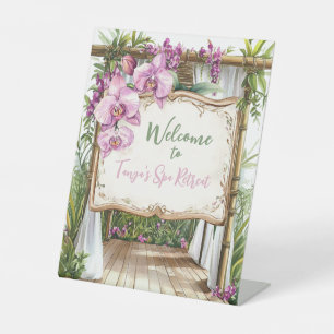 Signe De Table Orchid Spa Resort Bienvenue