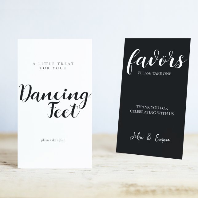 Signe De Table OUI À LA Mariée  (Create simple notes to place on your wedding tables)