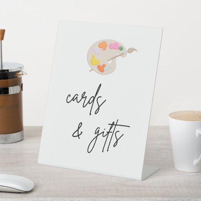 Signe De Table Paint Anniversaire Cartes et Cadeaux Signal (In SItu)