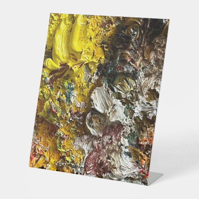 Signe De Table Palette de l'artiste #1 (Recto)