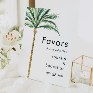 Signe De Table Palm Tree Destination Mariages Faveurs