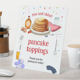 Signe De Table Pancakes et pyjamas Petite fête