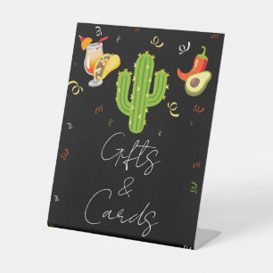 Signe De Table Pancarte Cadeaux et Cartes Fête du Cactus à Cœur J
