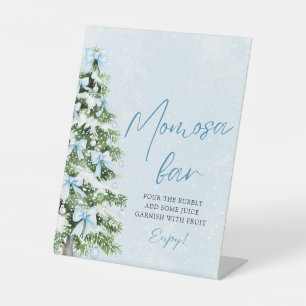 Signe De Table Pancarte de bar Momosa pour sapin de Noël aux ruba