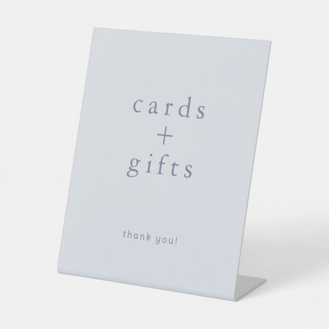 Signe De Table Pancarte de présentoir pour Cartes & Cadeaux Boho  (Recto)