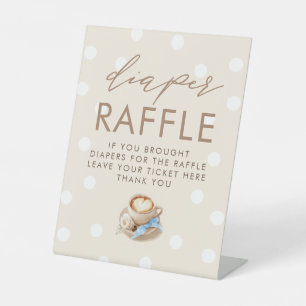 Signe De Table Pancarte de table pour Baby Shower Café Tirage de