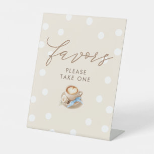 Signe De Table Pancarte de table pour Baby Shower garçon sur le t