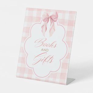 Signe De Table Pancarte de table pour bébé Fête Prénatale avec nœ