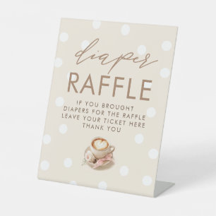 Signe De Table Pancarte de table pour la baby shower café Tirage