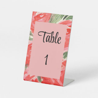 Signe De Table Pancartes de numéro de table