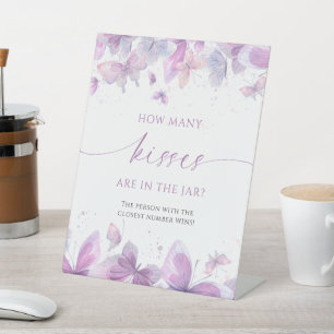 Signe De Table Papillons Combien De Baisers Sont Dans Le Jar