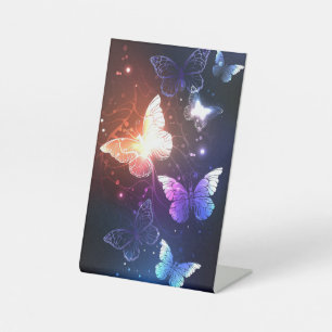 Signe De Table Papillons de nuit lumineux