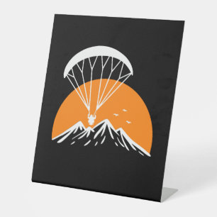 Signe De Table Paramotorisation Vintage rétro