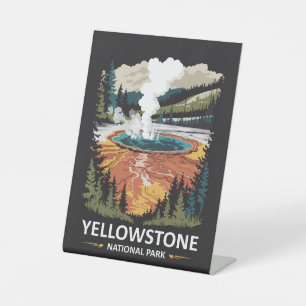 Signe De Table Parc national de Yellowstone