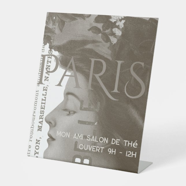 Signe De Table Paris Femme Paris - Magasin ou Salon d'affaires (Recto)