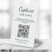 Partage photo mariage avec code QR