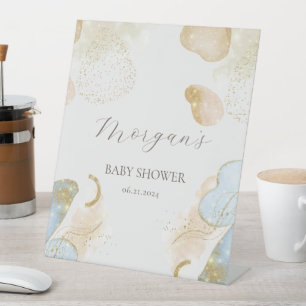 Signe De Table Parties scintillant magique Abstrait Baby shower M