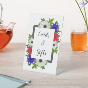 Signe De Table Patriotique Panda Anemone Mariage