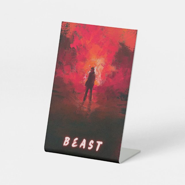 Signe De Table Pedestal Sign (Recto)