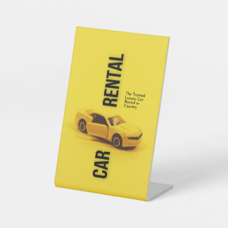 Signe De Table Pedestal Sign