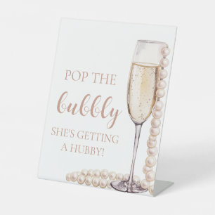 Signe De Table Perles Prosecco Faites sauter les bulles Elle se m