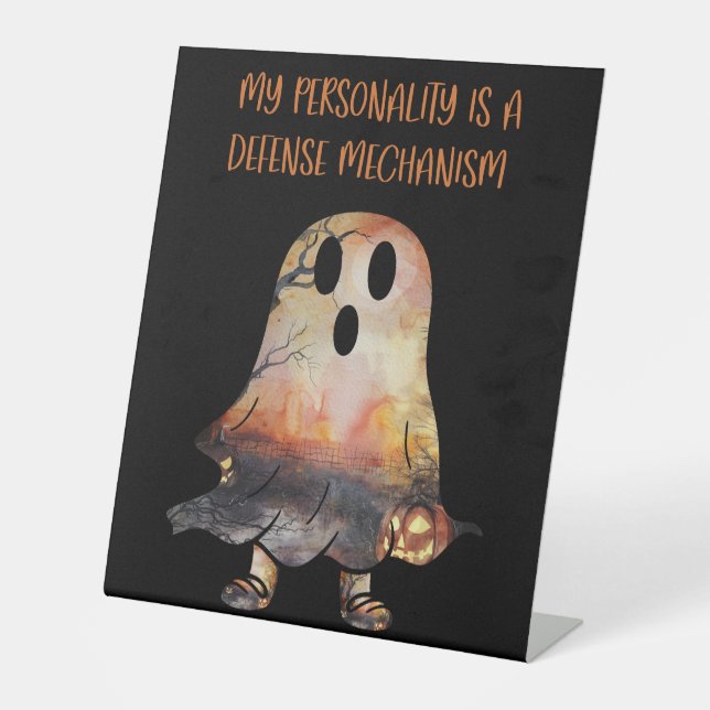 Signe De Table Personalité Avertissement Humoristique Funny Sarca (Recto)