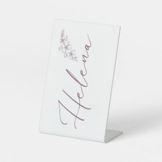 Signe De Table Personnalisé