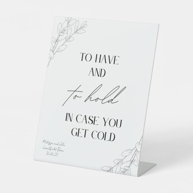 Signe De Table Personnalisé Pour Avoir Et Pour Tenir La Couvertur (Recto)