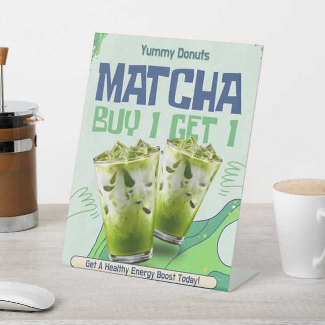 Signe De Table Personnaliser le thé matcha vert blanc Prom Achete (In SItu)
