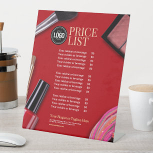 Signe De Table Personnaliser l'entreprise   Société de maquillage