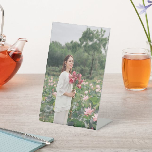 Signe De Table Personnaliser Maman Photo Bouquet Piéton Signal Pe (In SItu)