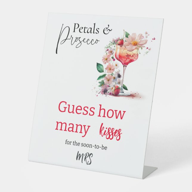 Signe De Table Pétales Procuco Fête des mariées Florale Brunch Gu (Recto)