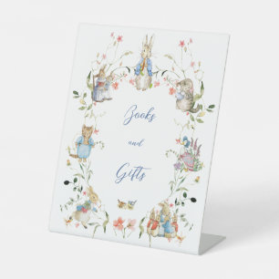 Signe De Table Peter le Baby shower Fleur sauvage Rabbit