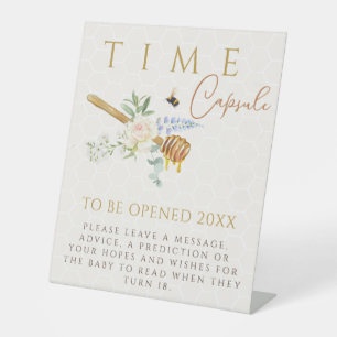 Signe De Table Petit miel doux Baby shower temps Capsule