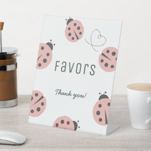 Signe De Table Petits cadeaux de baby shower Madame Coccinelle Ro