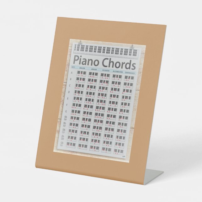 Signe De Table Piano Chords (Recto)