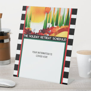 SIGNE DE TABLE PINE DE VACANCES