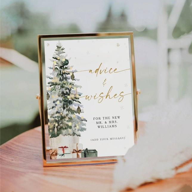 Signe De Table Pine Tree Noël Conseils & souhaits Pedes Pedestal (Créateur téléchargé)