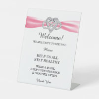 Pink Ribbon Infinity Mariage de coeur sécurité