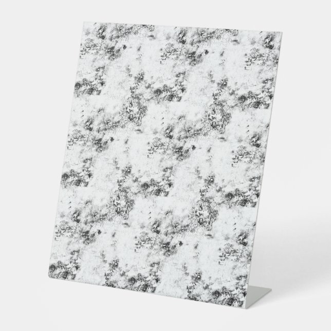 Signe De Table plan de terrain Dix-sept (Recto)