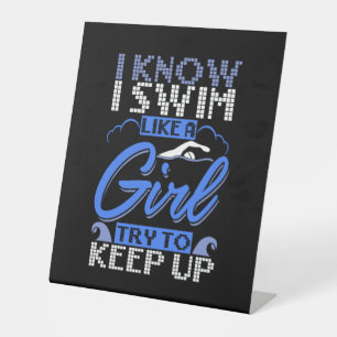Signe De Table Poison de Swimming Swim Sport