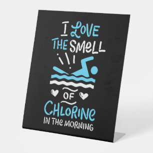 Signe De Table Poison de Swimming Swim Sport