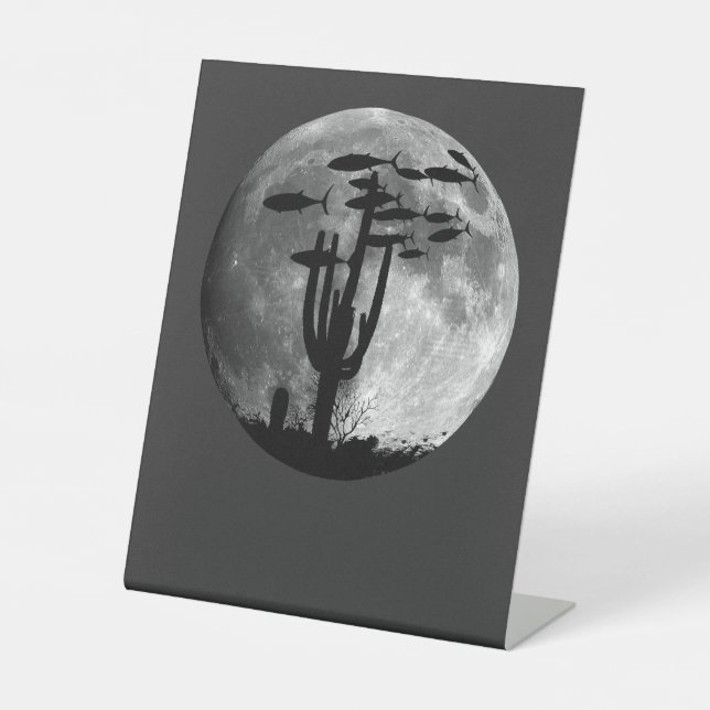 Signe De Table Poisson du ciel lunaire (Recto)